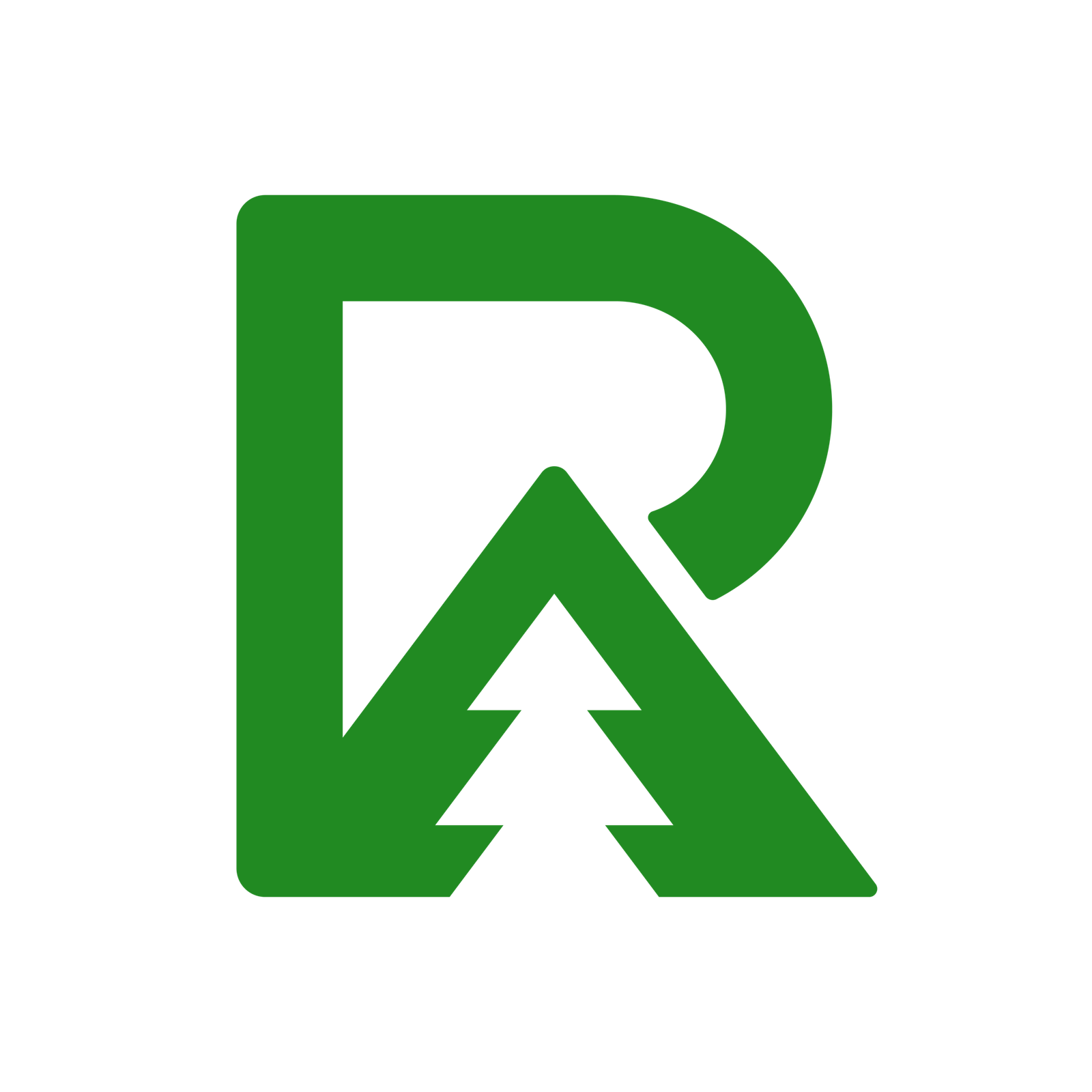 Ruang Alam Logo Green